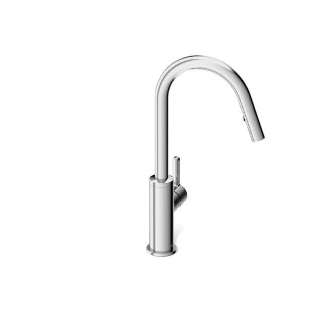 in2aqua Edge single-lever kitchen faucet with swivel spout and 