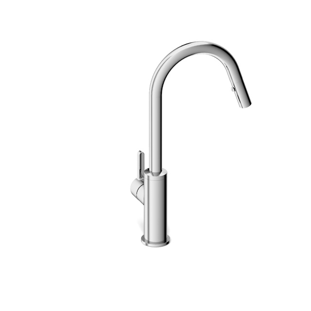 in2aqua Edge single-lever kitchen faucet with swivel spout
