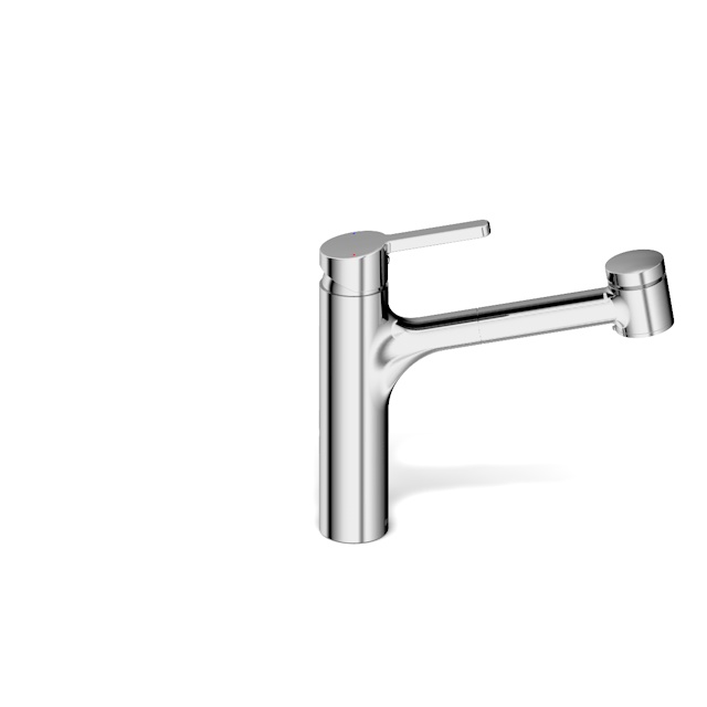 in2aqua Edge single-lever kitchen faucet with swivel spout; pull 